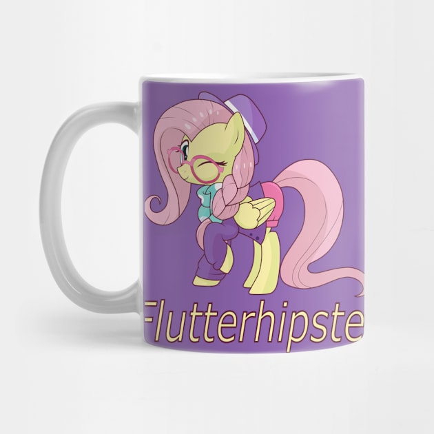 Flutterhipster by N0KKUN